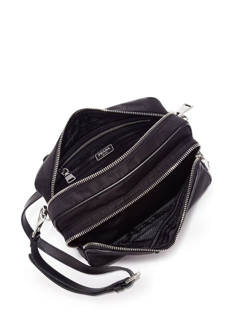 prada camera bag nylon|prada double zip camera bag.